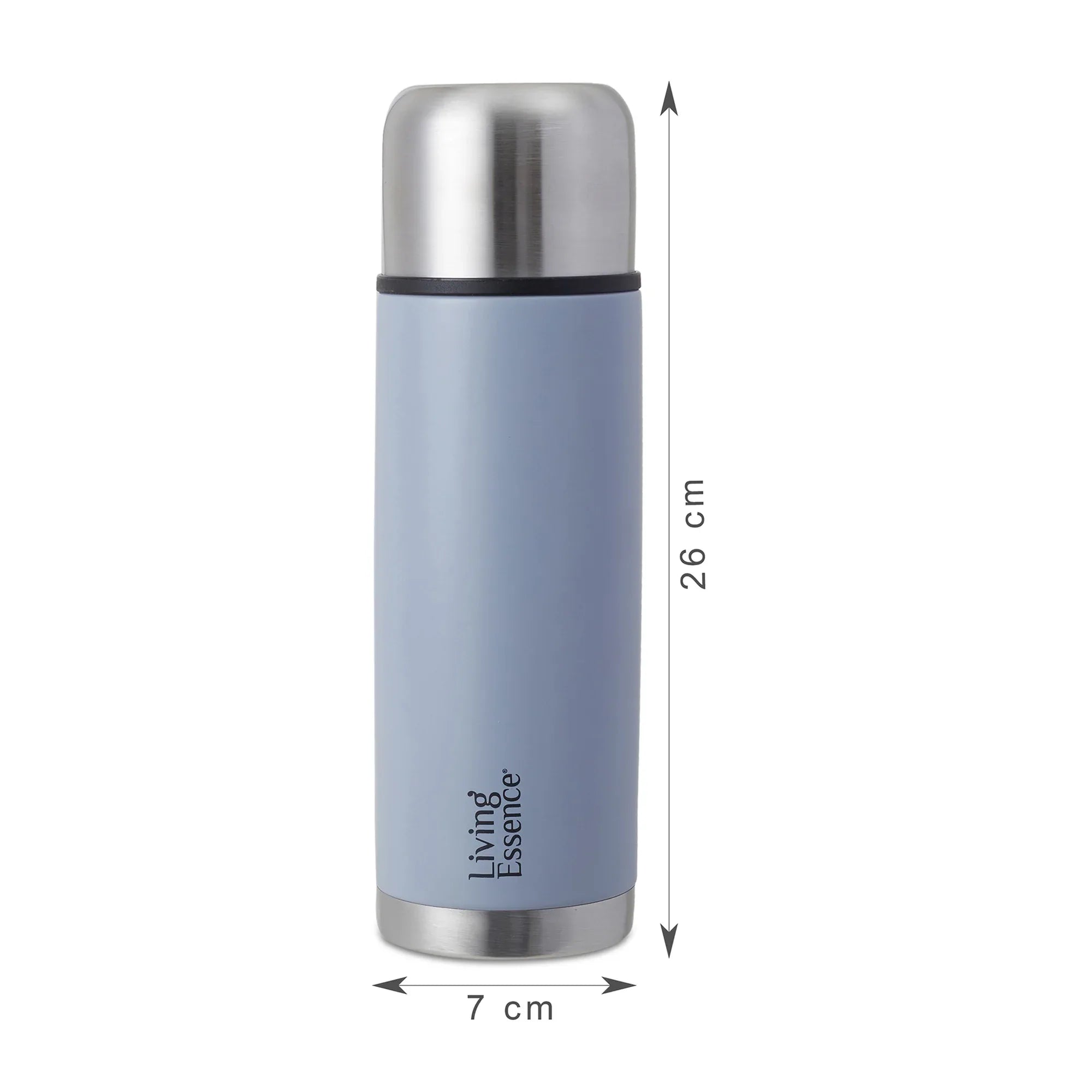 Fiesta Thermosteel Puro Vaccum Flask Combo Set of 2 in Grey Colour - HomeTown