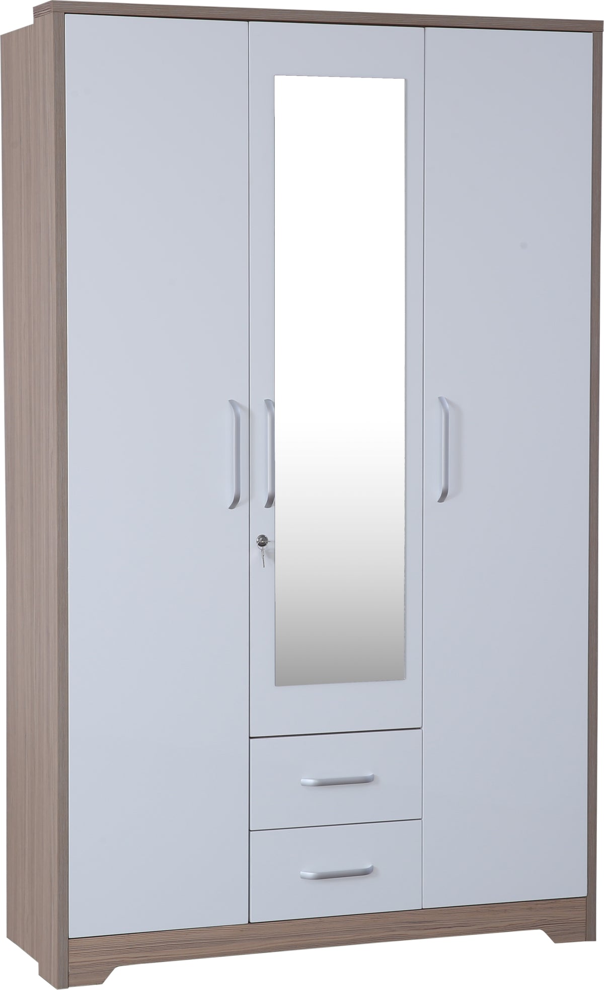 Ambra Three door Wardrobe in Oak Colour