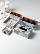 De Massion Azure Whisper Tissue Box