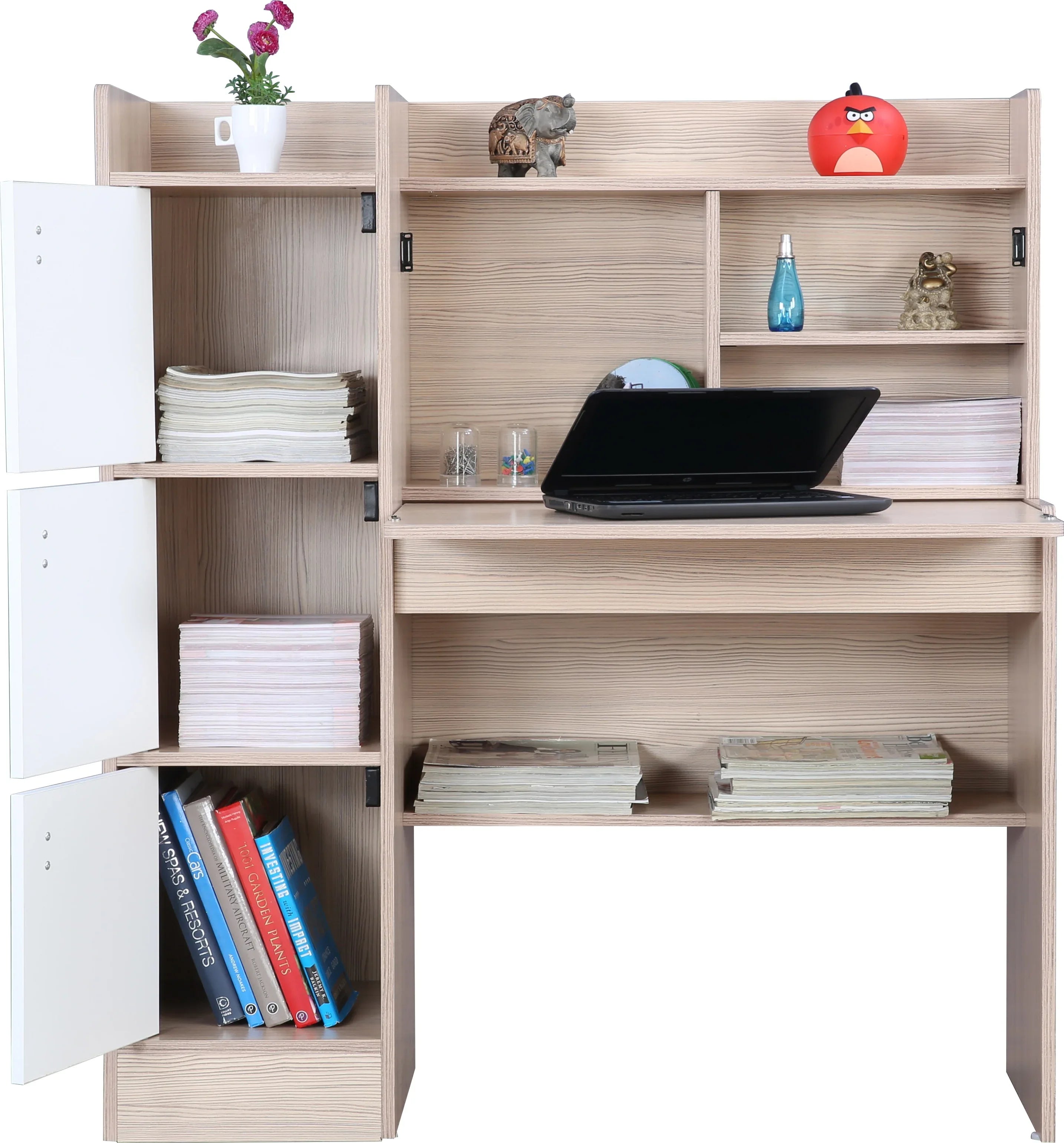 Ace Engineered Wood Study Table in White Colour - HomeTown