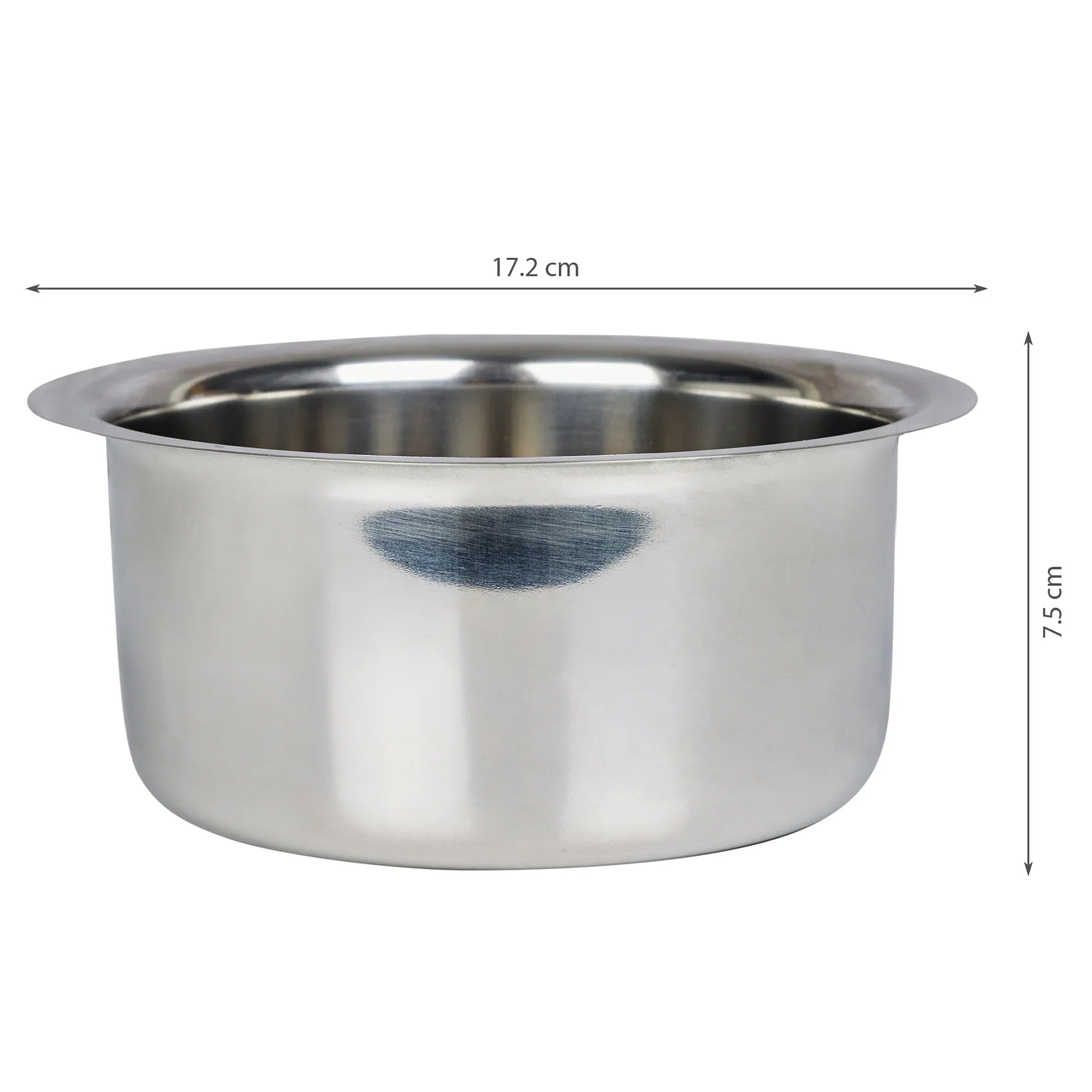 Fiesta Stainless Steel Saucepan & Tope Combo Set of 2 in Silver Colour - HomeTown