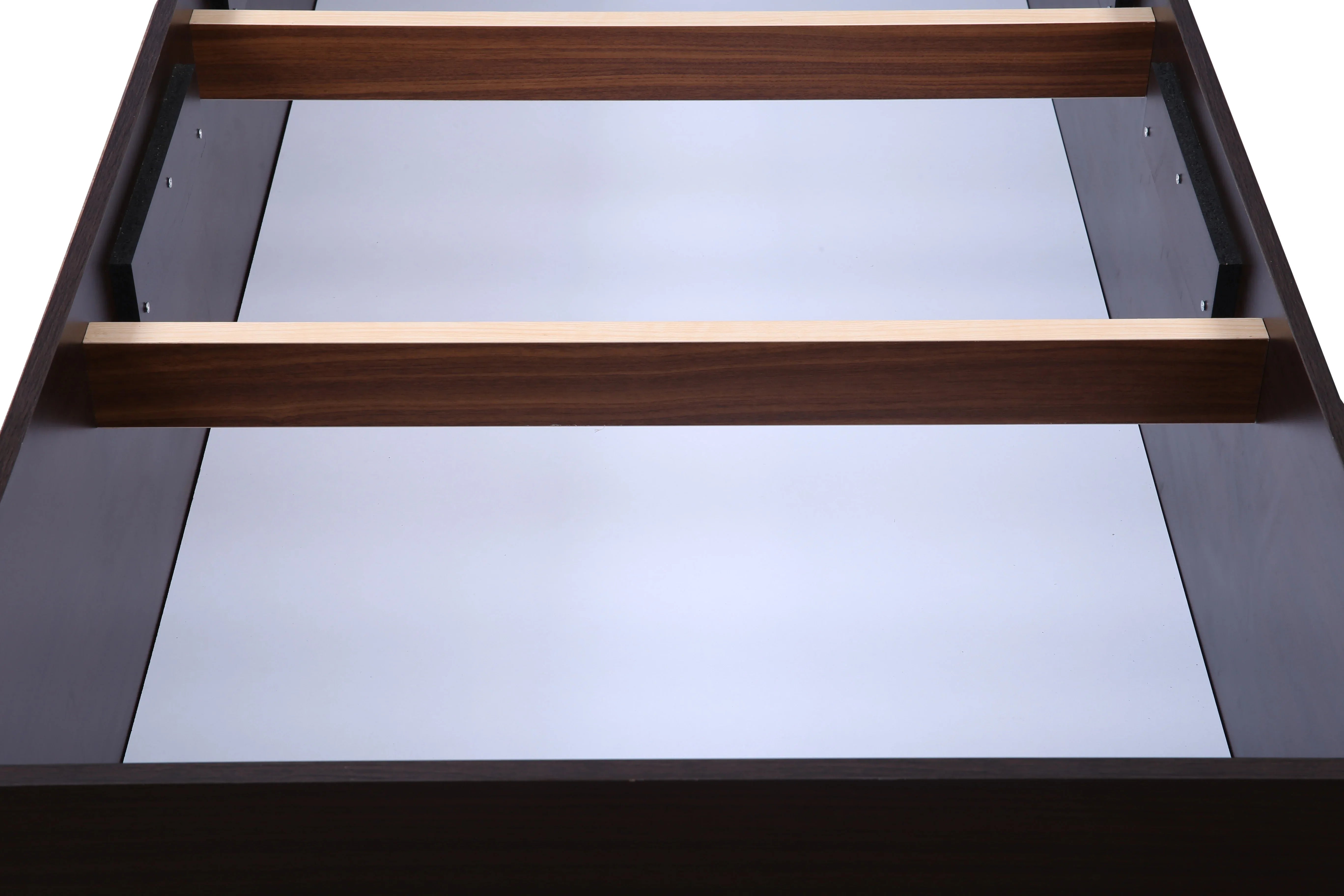 Ria Single bed with Box storage in Walnut Colour - HomeTown