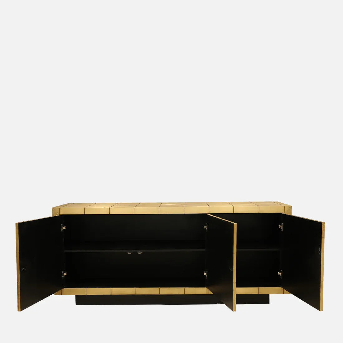 Adelaide Mango Wood Sideboard in Brass Colour - HomeTown