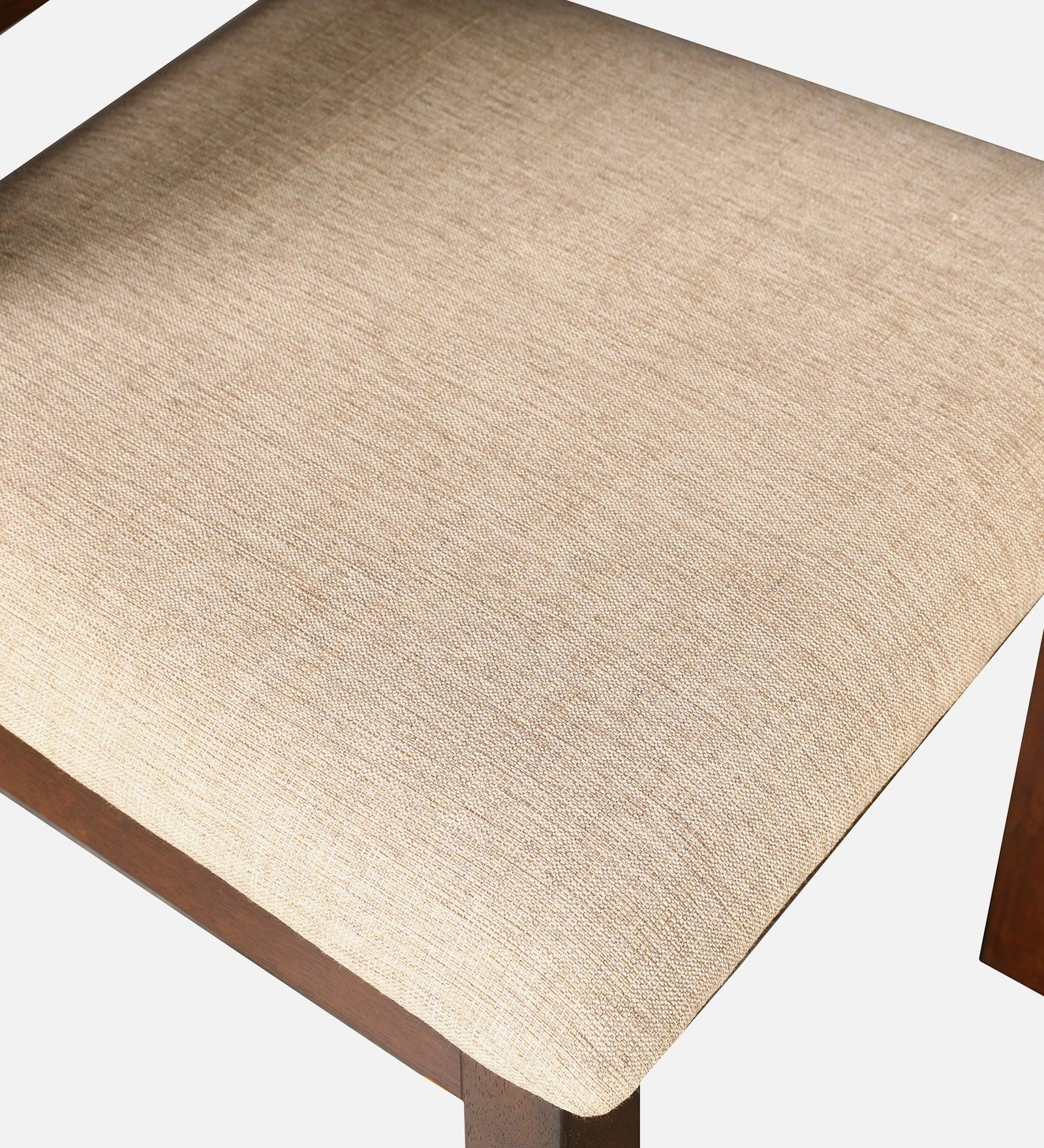 Shore Rubber Wood Dining Chair Set Of 2 in Rio Brown Colour - HomeTown