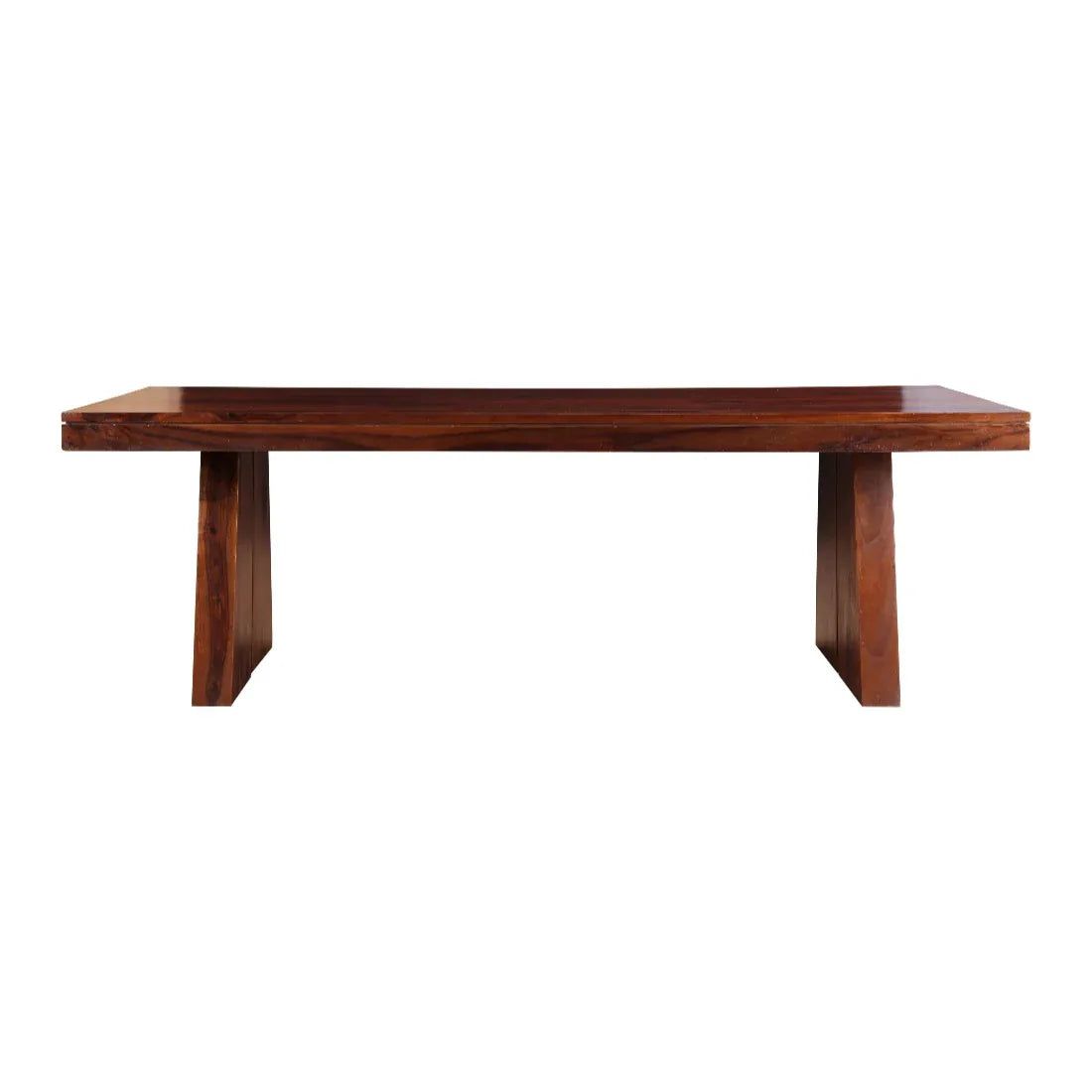 Austin Sheesham Wood(Rosewood) 8 Seater Dining Table in Honey Colour - HomeTown