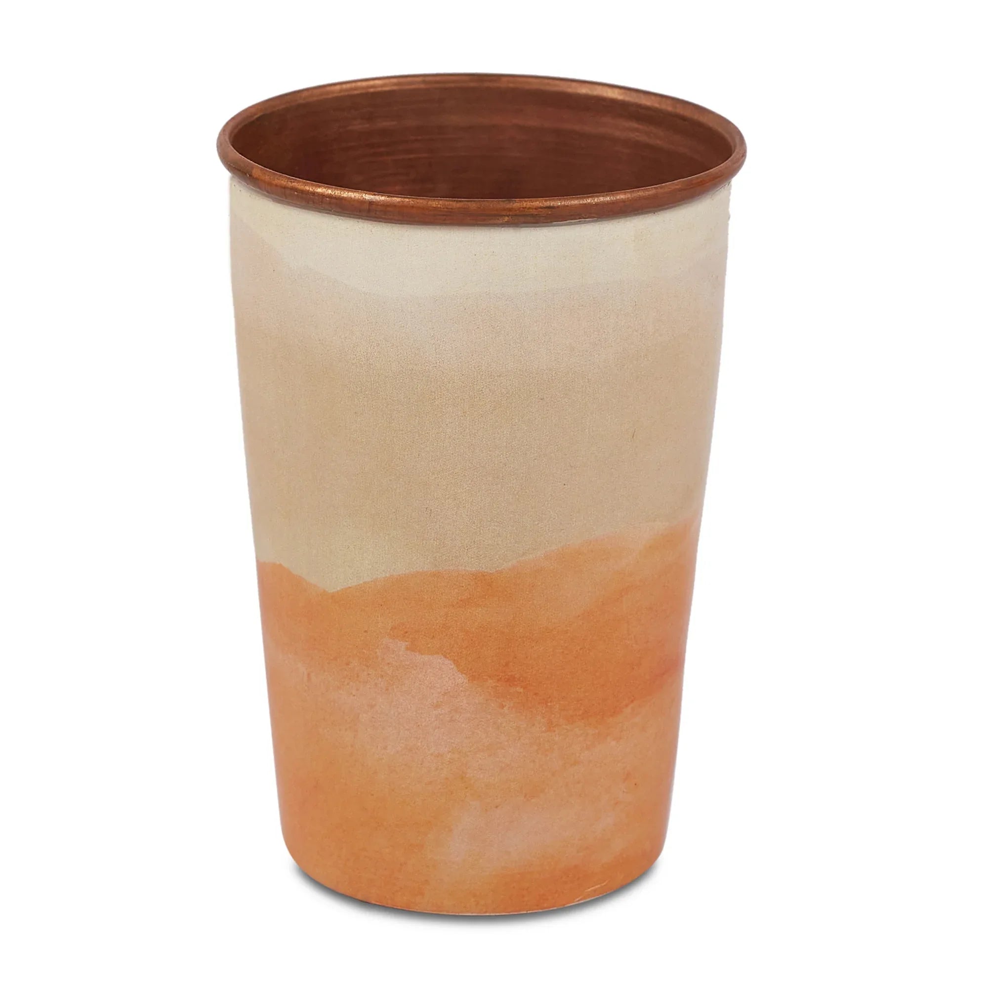 Oasis Copper Copper Bottle (1 Liter) & Tumbler (300ml) Set of 3 in Multi Colour - HomeTown