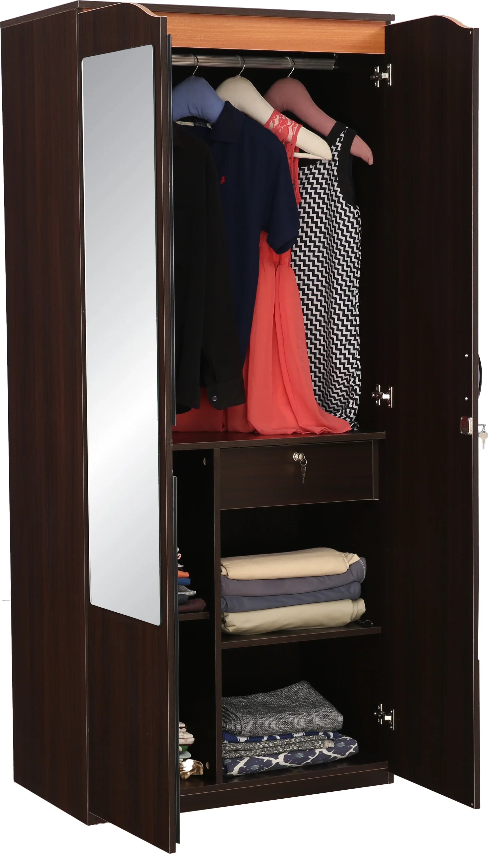 Swirl Two door Wardrobe - HomeTown