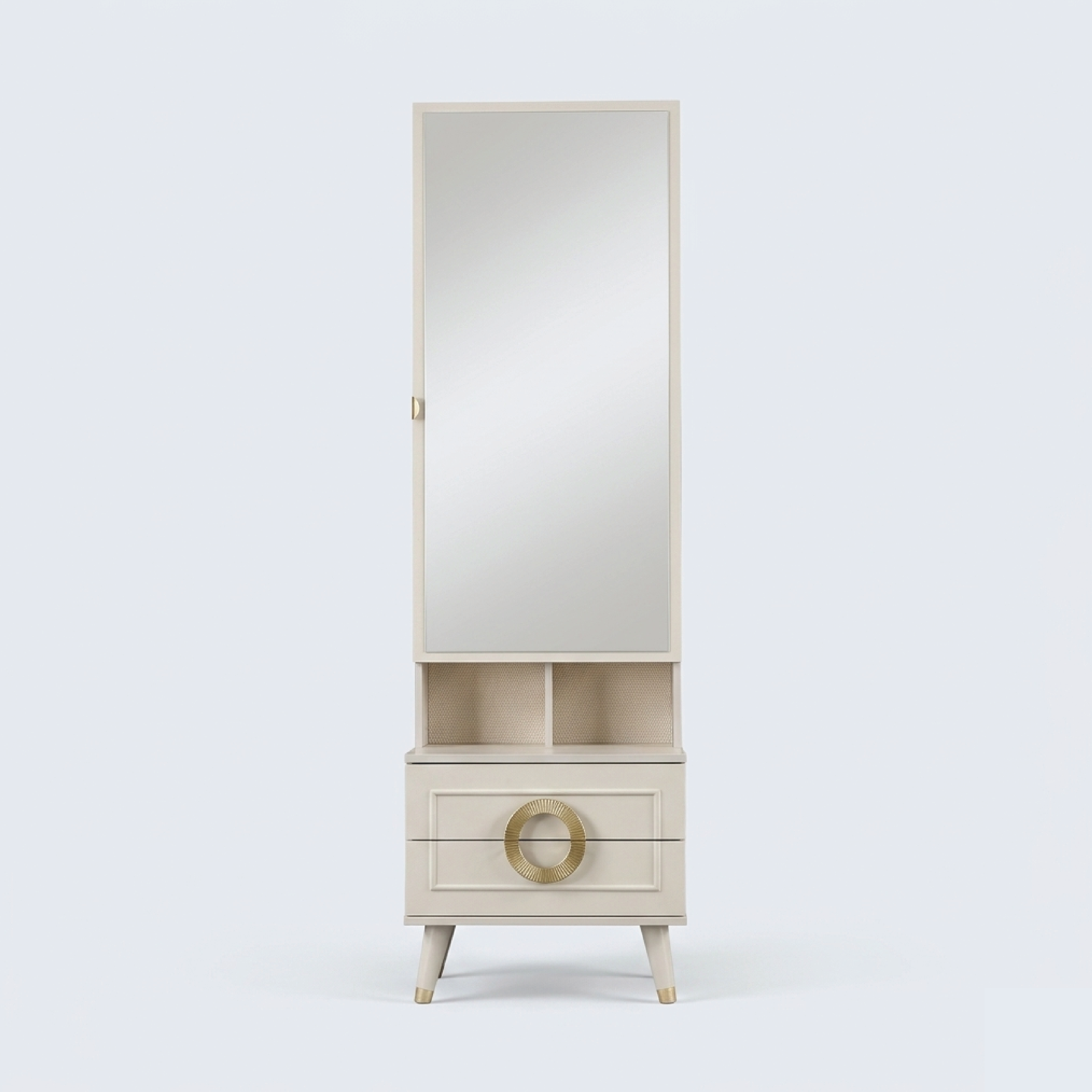 AKIRA DRESSING TABLE - PUMIC GREY