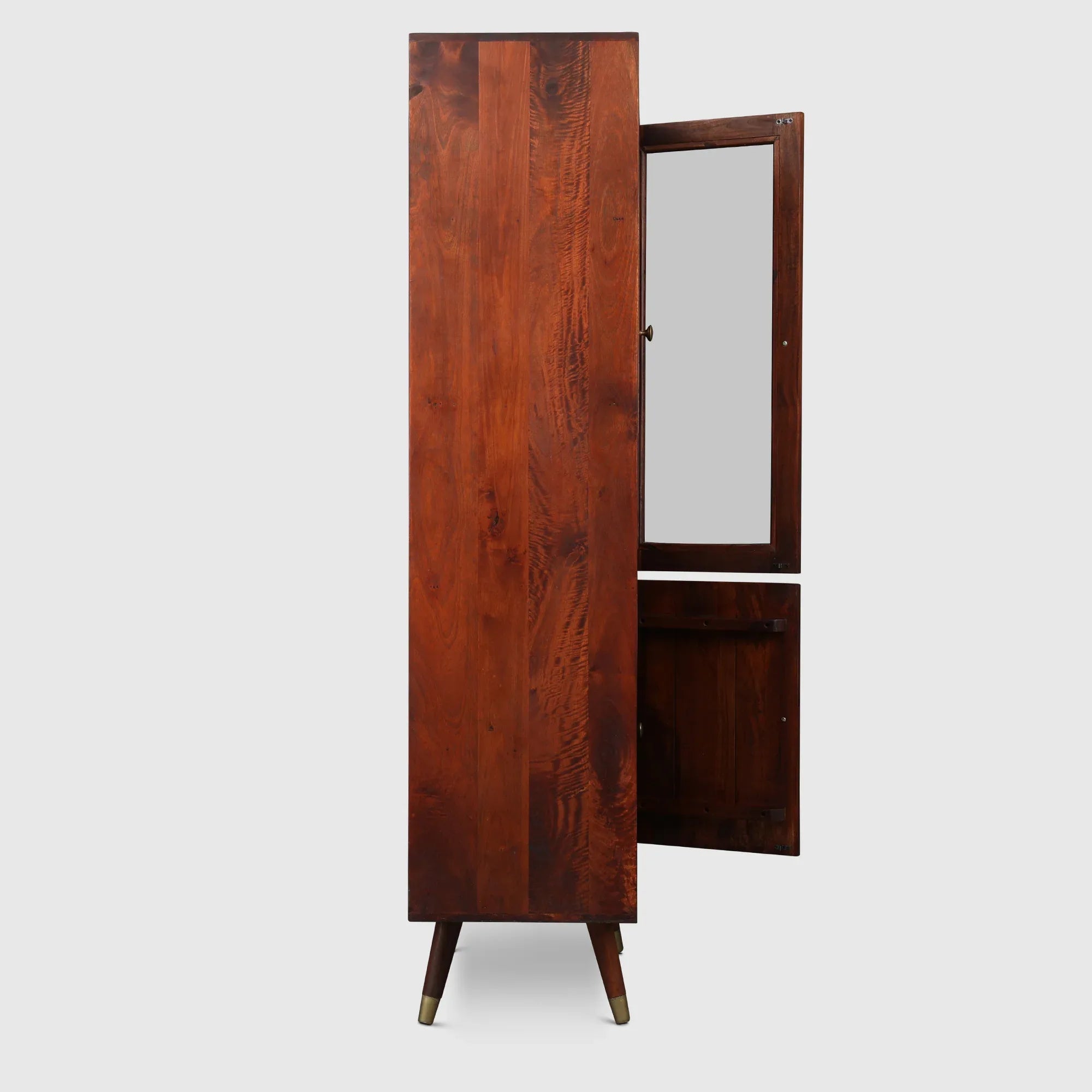 Phoolkari Solidwood Book Shelves in Honey Walnut Colour - HomeTown