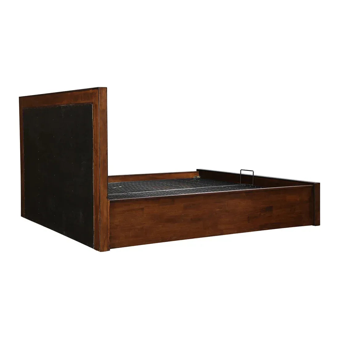 Casablanca Solidwood Bed with Hydraulic Storage in Premium Walnut Finish - HomeTown