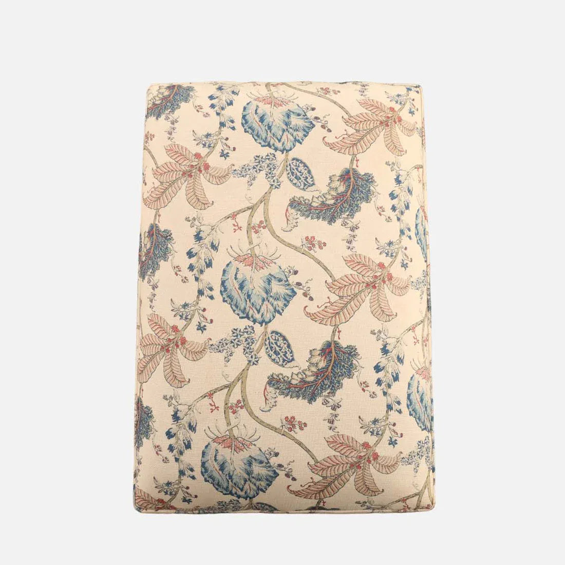 Azalea Fabric Ottomans in Peach Printed Colour - HomeTown