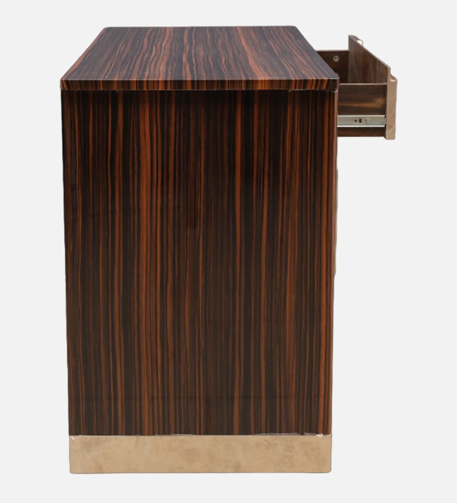 Arabella Dresser With Mirror in Matt Gold Colour - HomeTown