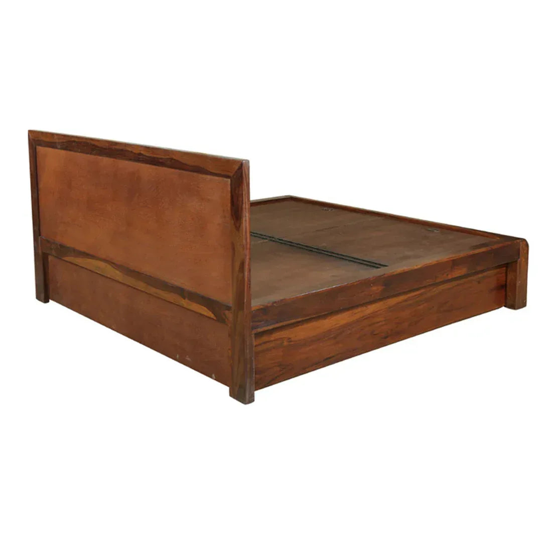 Woodrow Sheesham Wood (Rosewood) bed with storage in Honey Colour - HomeTown