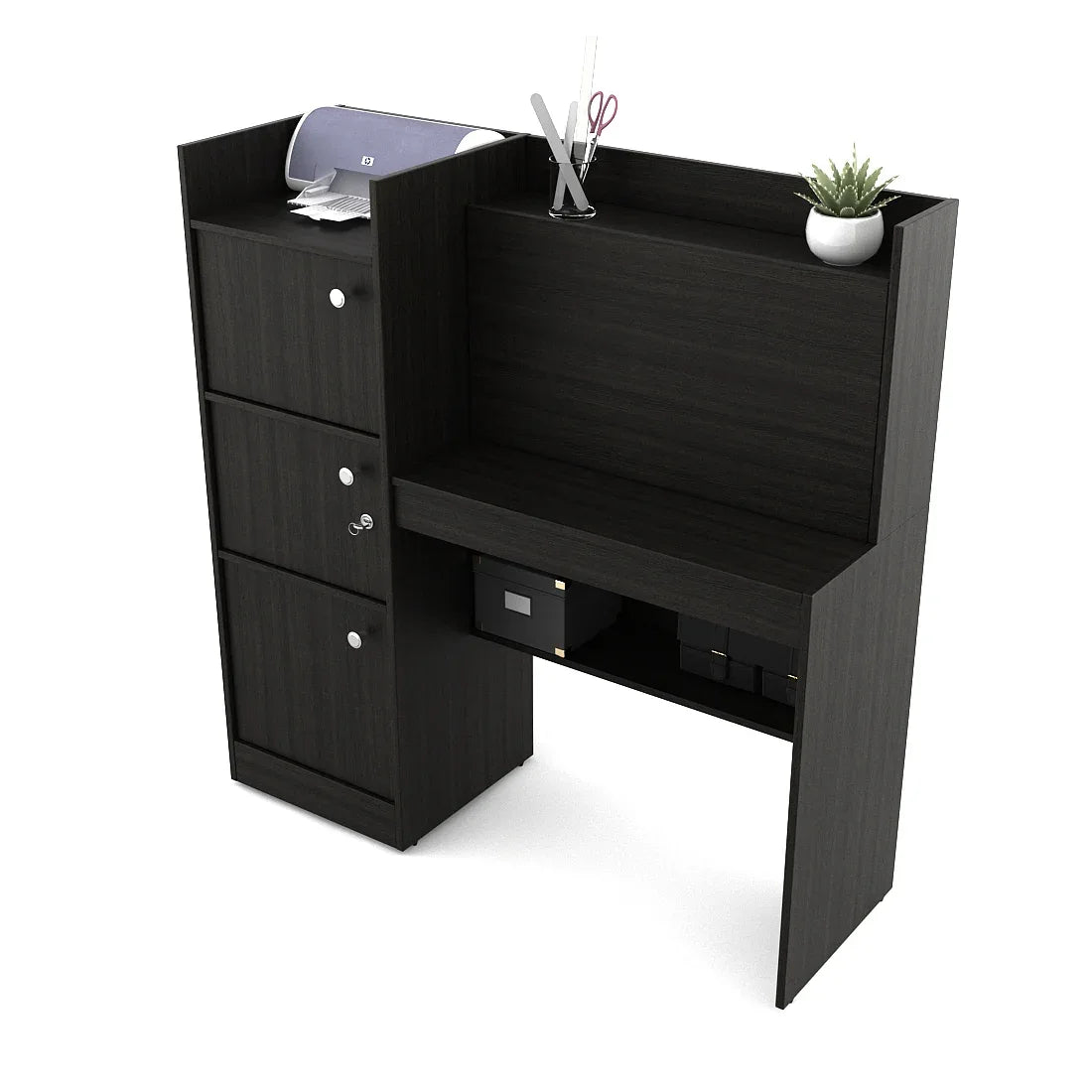 Venus Engineered Wood Study Table in Wenge Colour - HomeTown