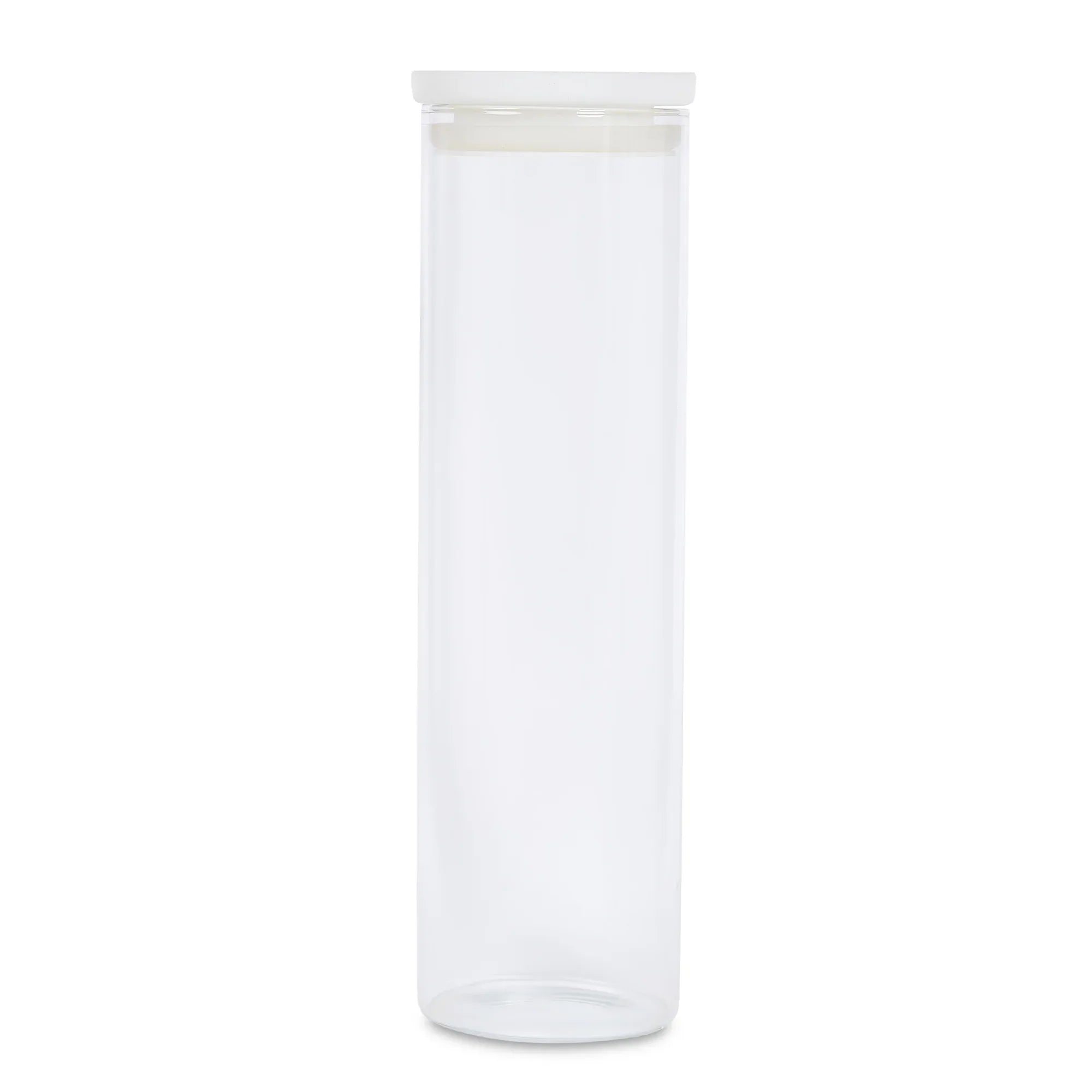 Fiesta Borosilicate Glass Pantry Storage Jar Set of 5 in Clear Colour - HomeTown