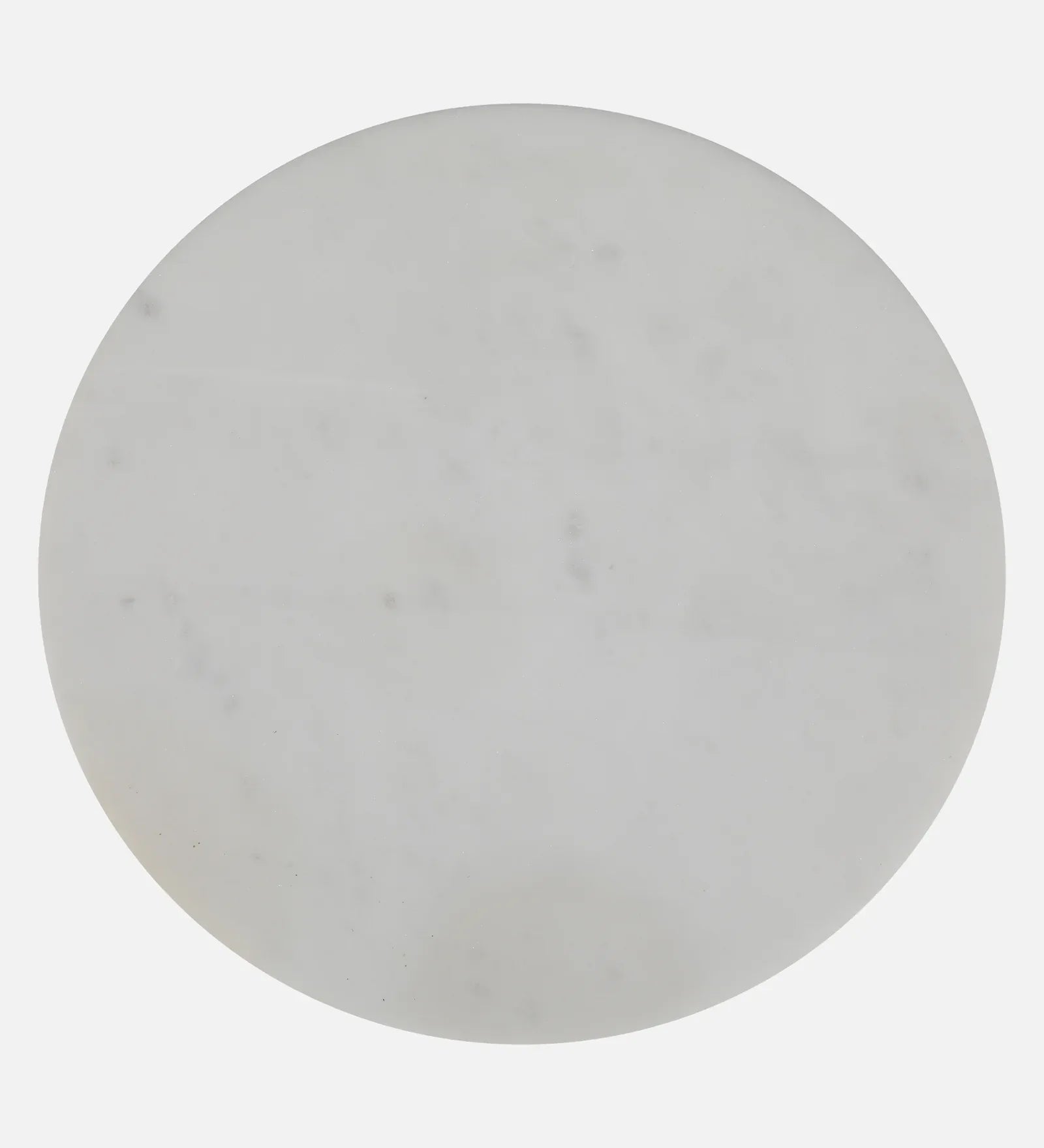 Mateo Marble Top Side Table in White Colour - HomeTown