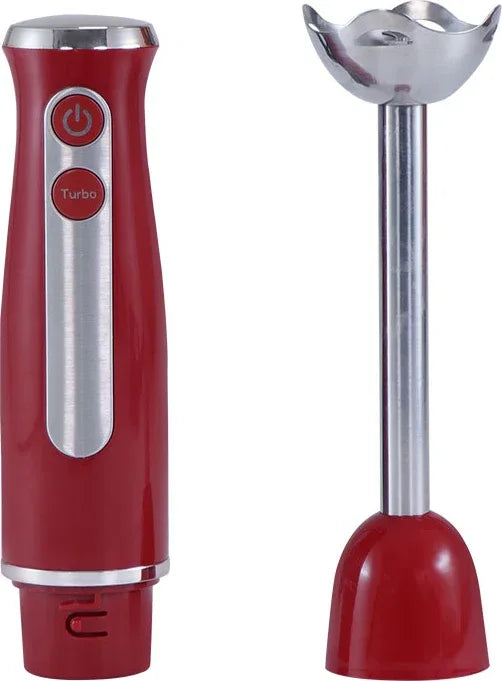 Crimson Edge Cast Iron Hand Blender 400W in Red Colour by Wonderchef - HomeTown