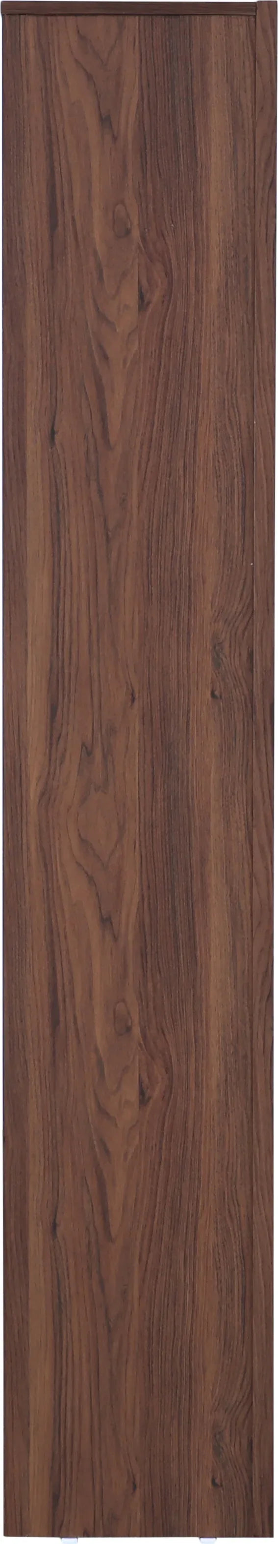 Stark Engineered Wood 4 door Book Case in Walnut Colour - HomeTown