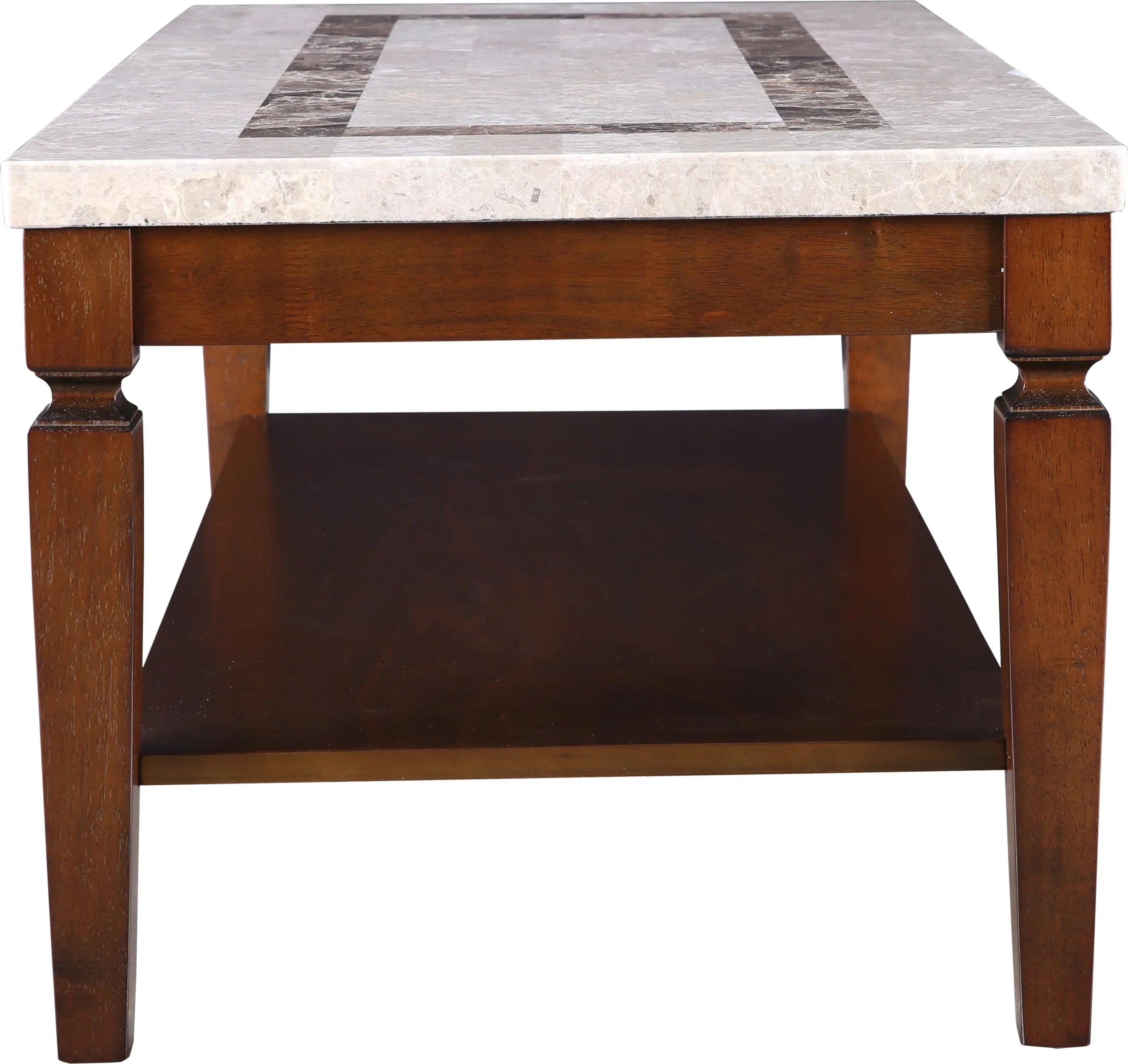 Bliss Marble Top Center Table in Beige Colour - HomeTown