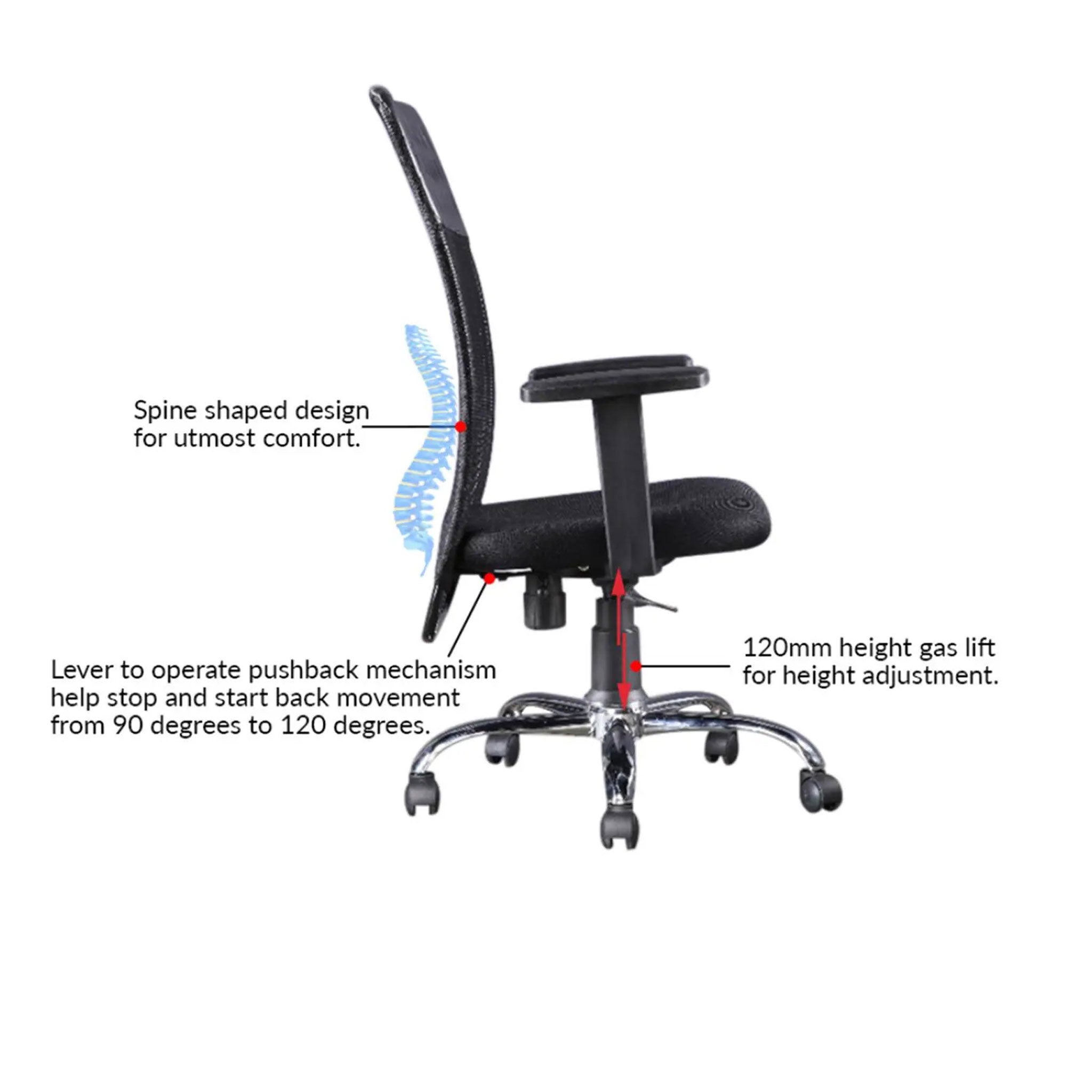 Comfora Office Chair Black