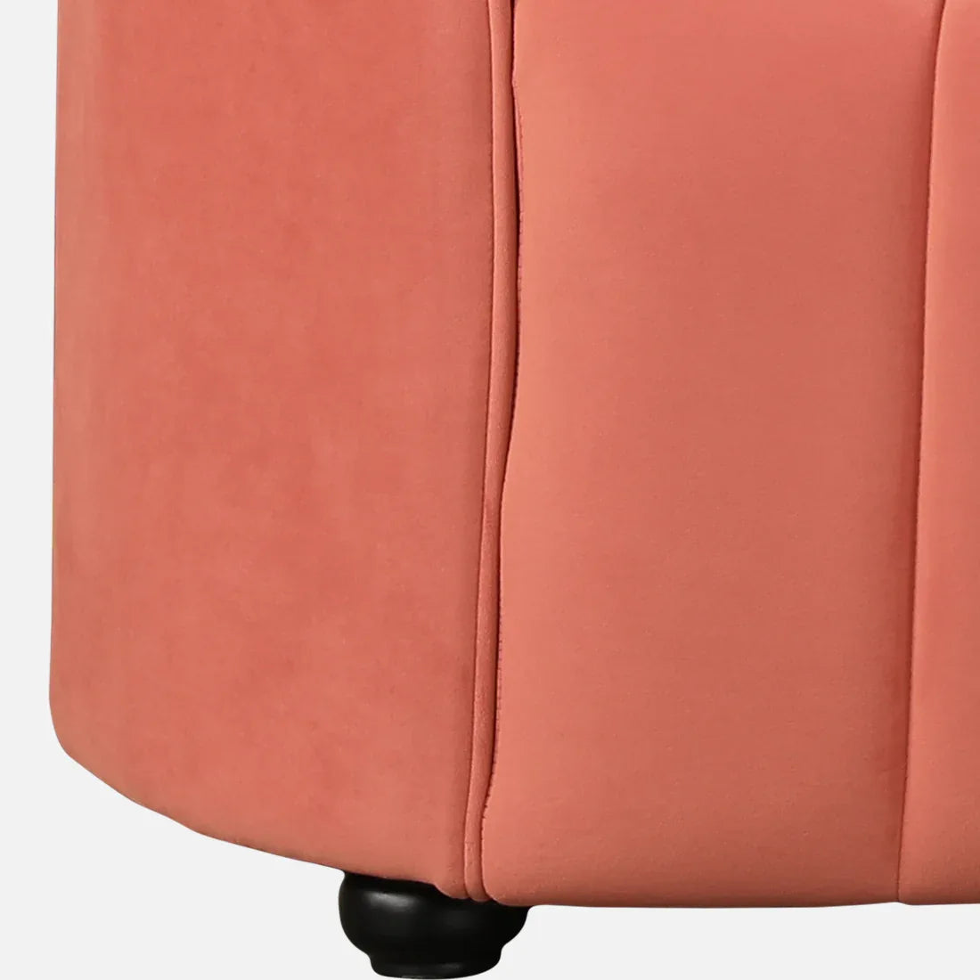 Elise Velvet Fabric Three Seater Sofa - HomeTown