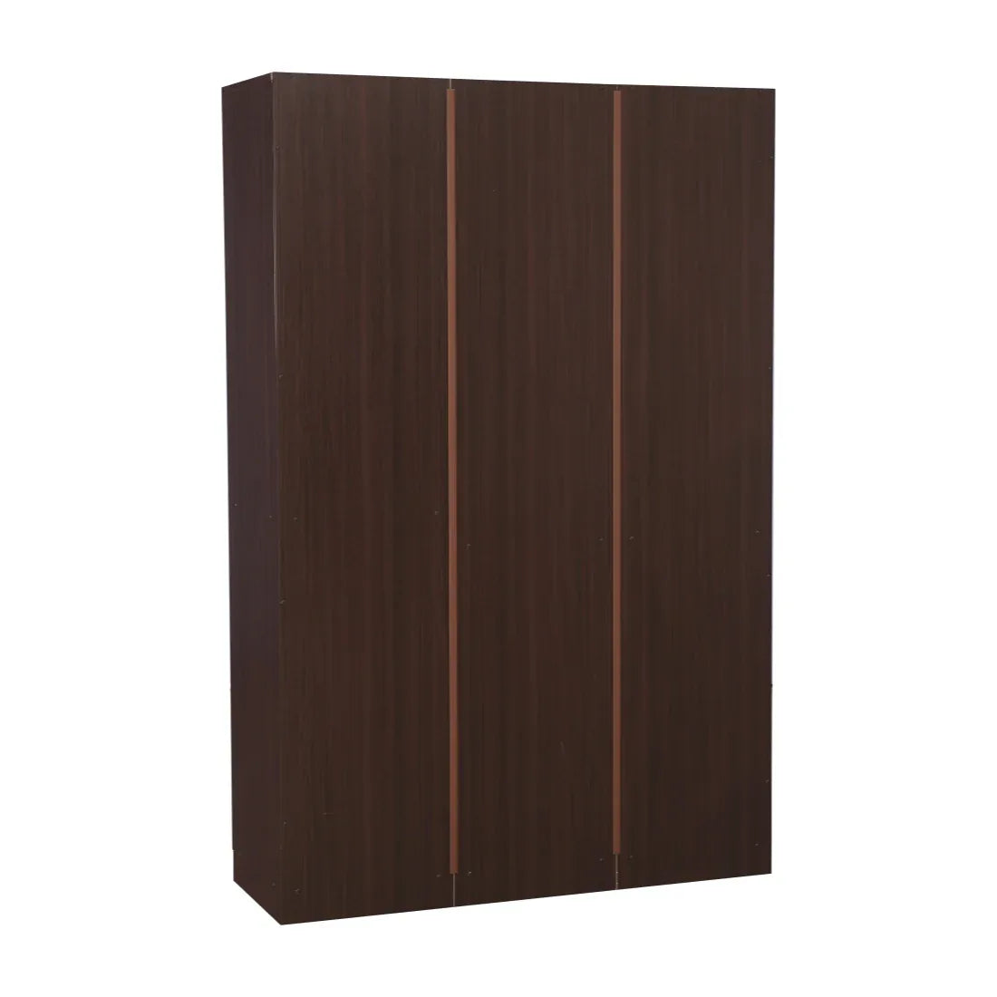 Willy Engineered Wood 3 door wardrobe in Walnut Finish - HomeTown