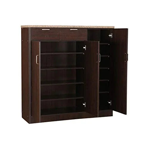 Murano Engineered Wood Storage Cabinet in Wenge Colour - HomeTown