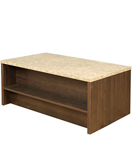 Murano Marble Finish Top Center Table in Wenge Colour - HomeTown