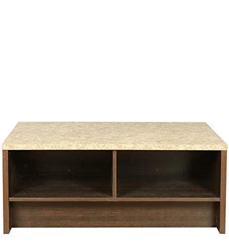 Murano Marble Finish Top Center Table in Wenge Colour - HomeTown