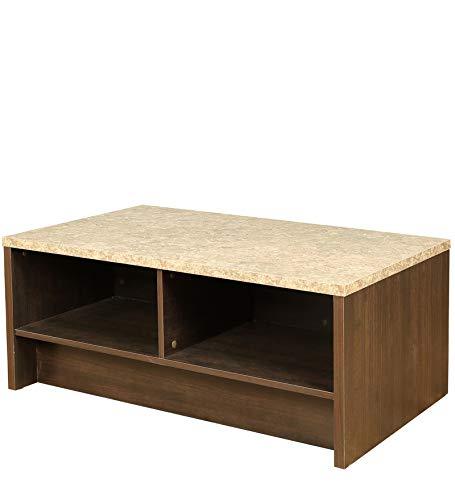 Murano Marble Finish Top Center Table in Wenge Colour - HomeTown