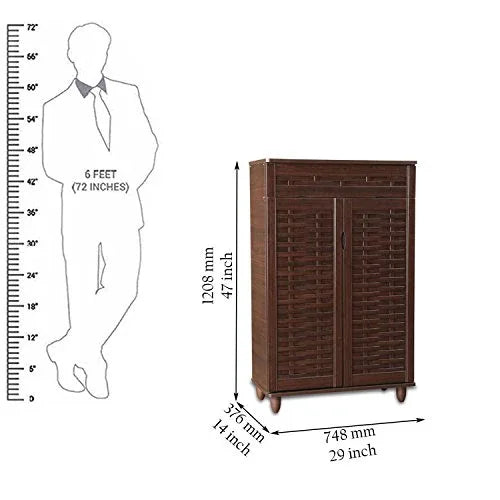 Alton Shoe Rack in Wenge Colour - HomeTown