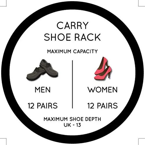 Carry Engineered Wood Shoe Rack in Wenge Colour - HomeTown