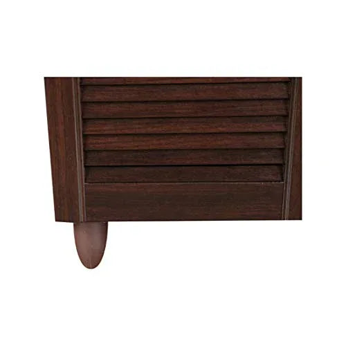 Carry Engineered Wood Shoe Rack in Wenge Colour - HomeTown