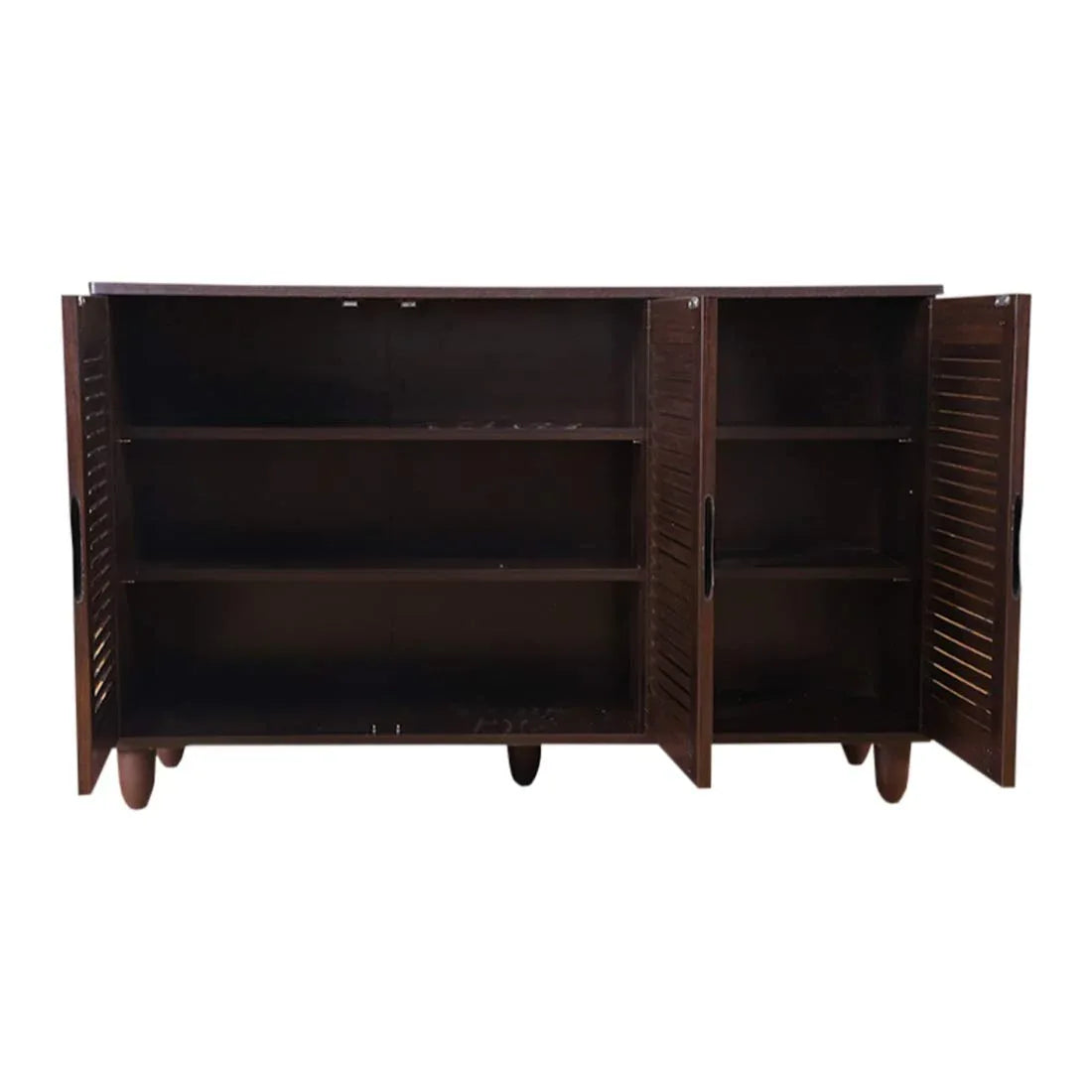 Cyra Engineered Wood Shoe Rack in Wenge Colour - HomeTown