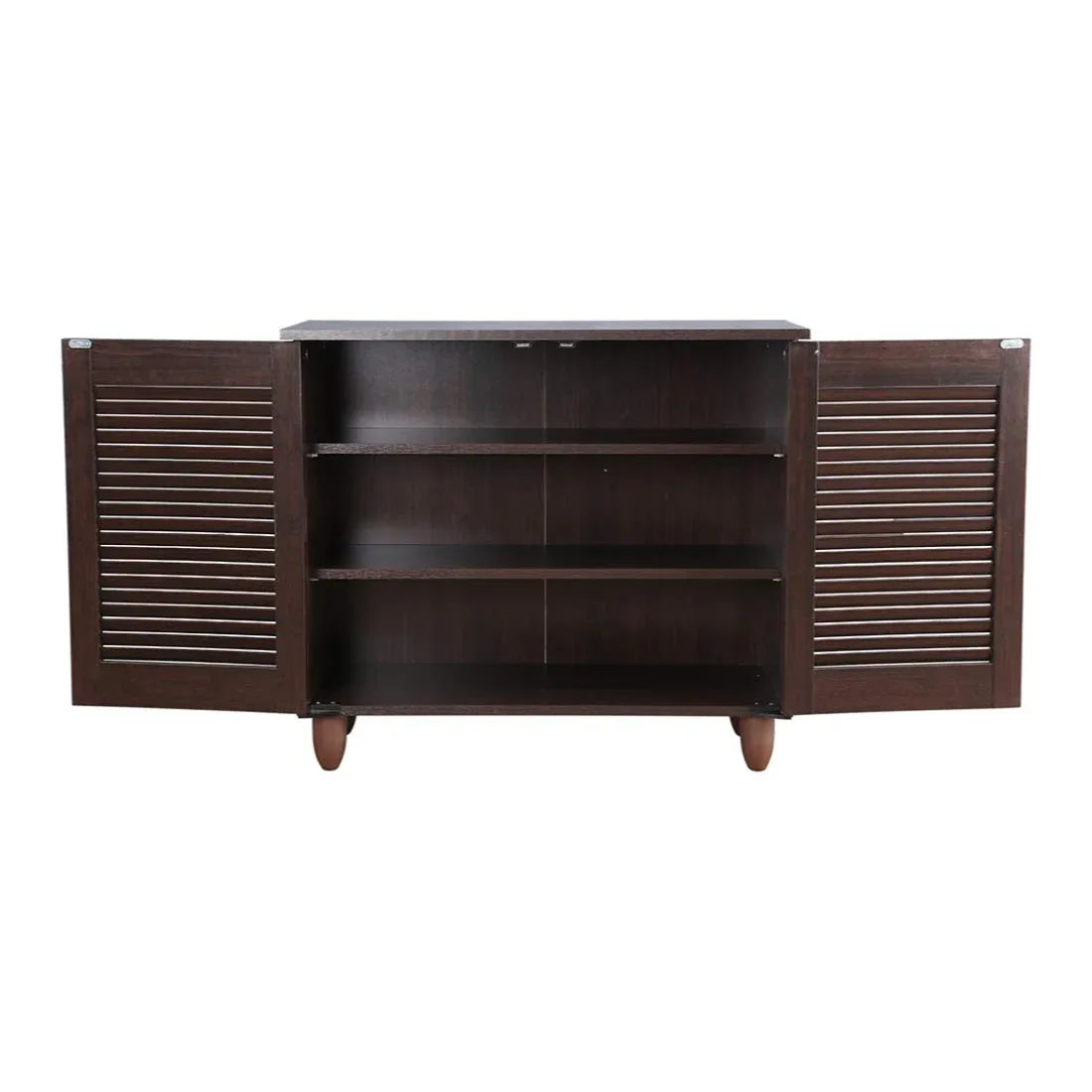 Kaira Engineered Wood Shoe Rack in Wenge Colour - HomeTown