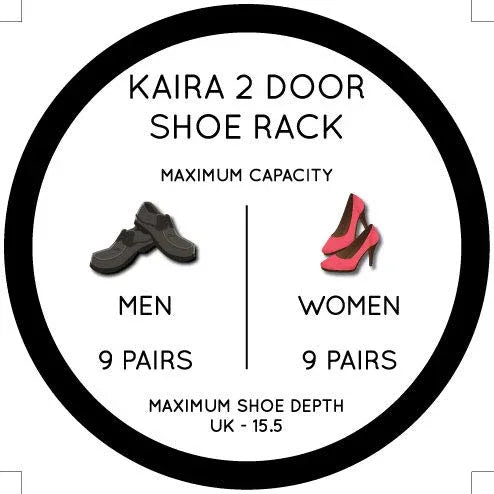 Kaira Engineered Wood Shoe Rack in Wenge Colour - HomeTown