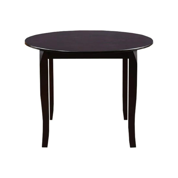 Cardiff Rubber Wood Four Seater Dining Table in Expresso Finish dimensions