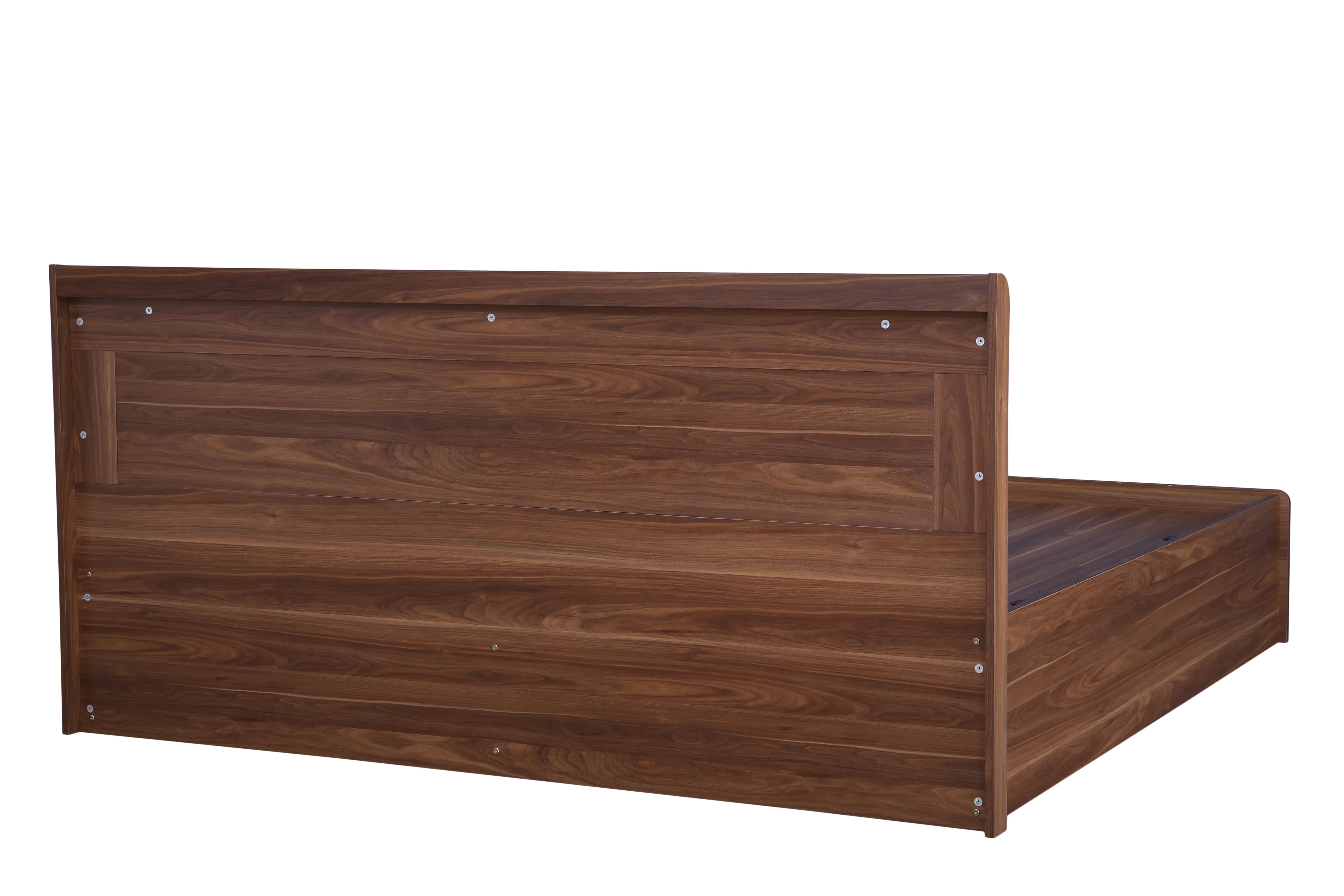Archer King Bed with Box storage in Walnut Colour - HomeTown
