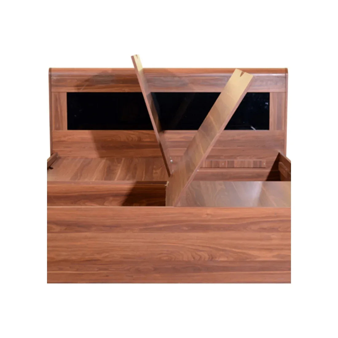 Archer King Bed with Box storage in Walnut Colour - HomeTown