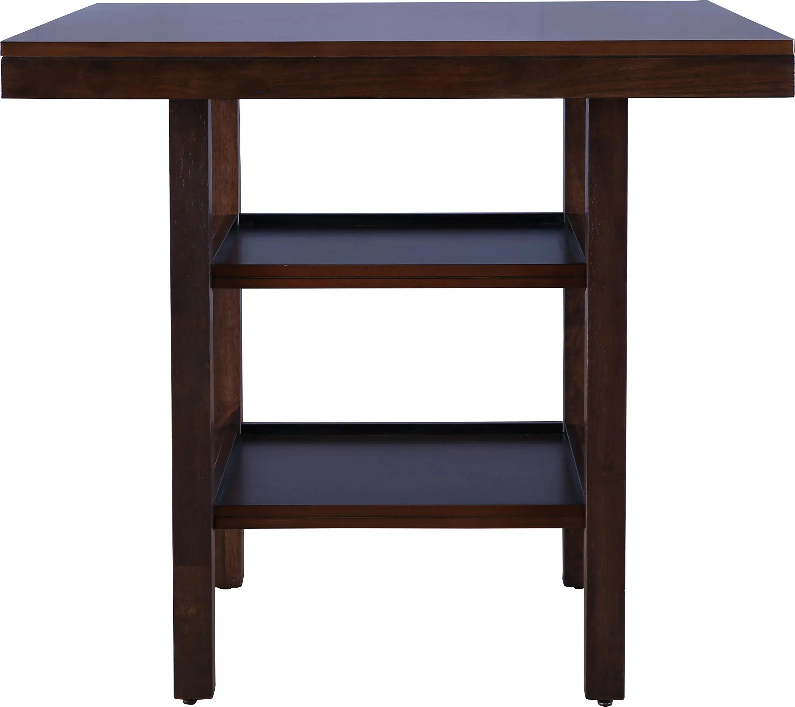 Hopton Solid Wood Four Seater High Dining Table in Walnut Finish - HomeTown