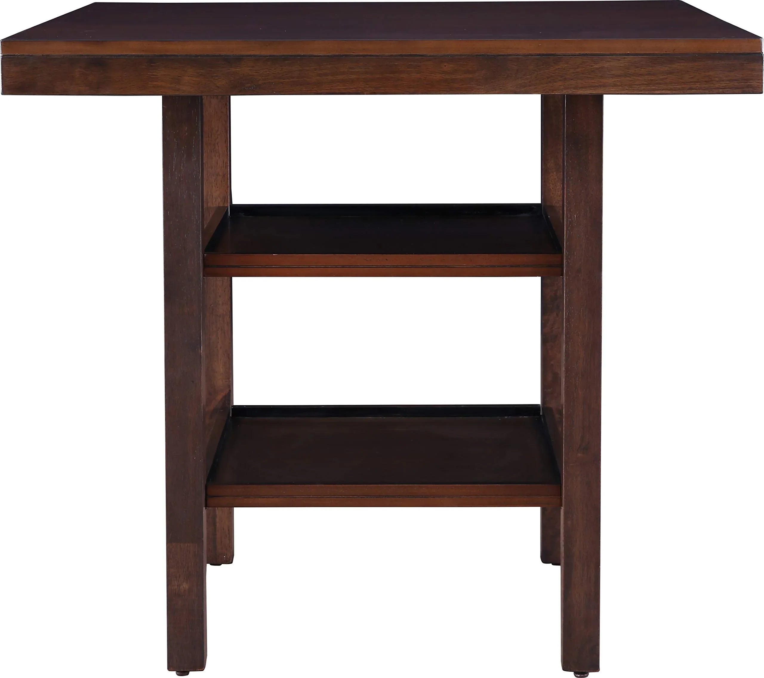 Hopton Solid Wood Four Seater High Dining Table in Walnut Finish - HomeTown
