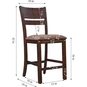 Hopton Solidwood Dining Set in Walnut Colour - HomeTown