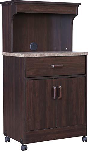 Murano Marble Finish Top Microwave Unit in Wenge Colour - HomeTown