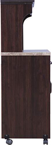 Murano Marble Finish Top Microwave Unit in Wenge Colour - HomeTown