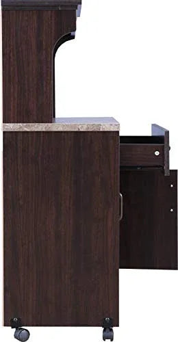 Murano Marble Finish Top Microwave Unit in Wenge Colour - HomeTown