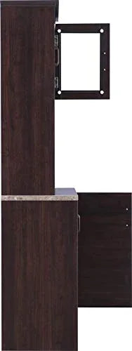 Murano Marble Finish Top Crockery Cabinet in Wenge Colour - HomeTown