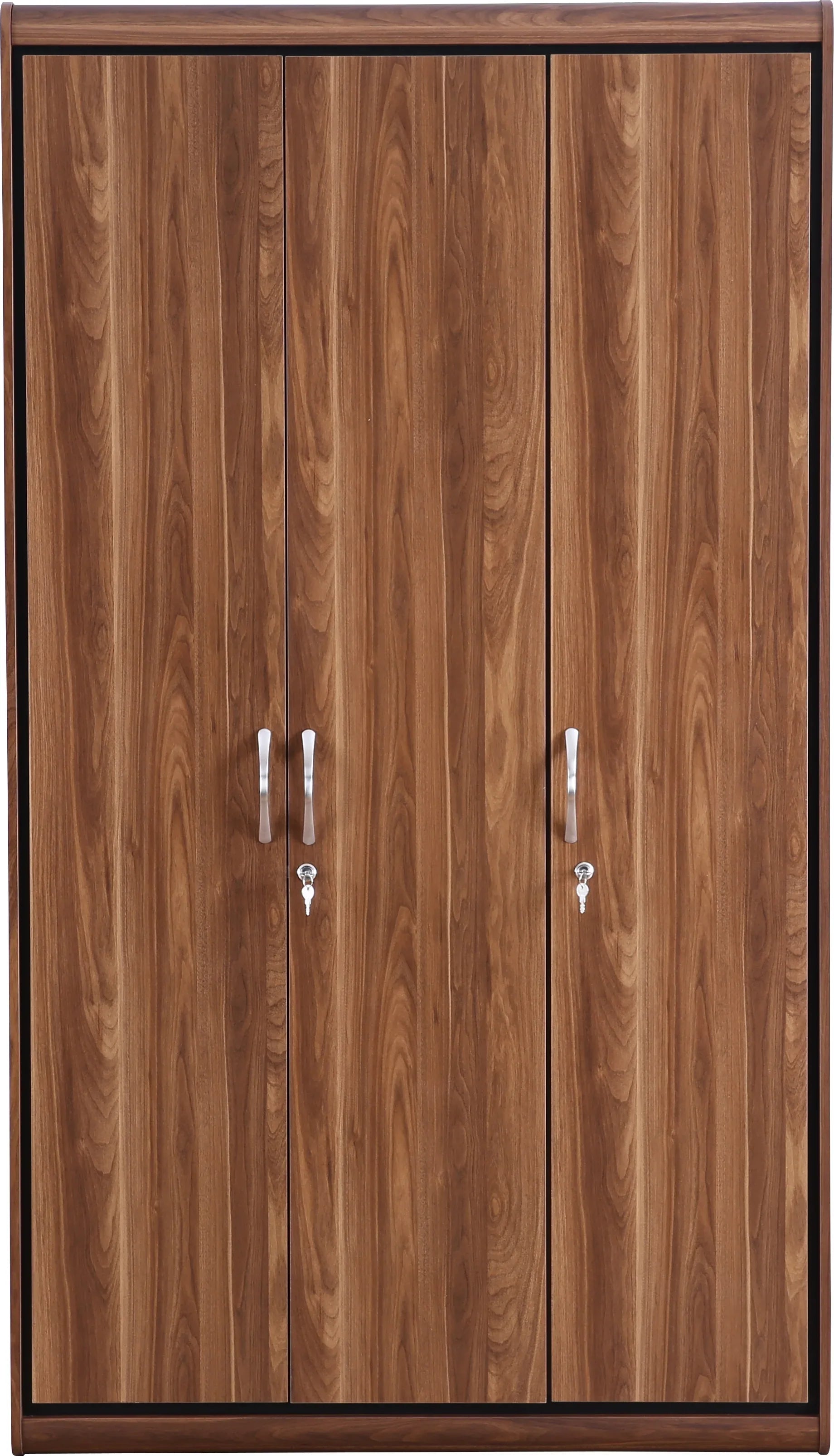 Archer Three door Wardrobe in Walnut Colour - HomeTown
