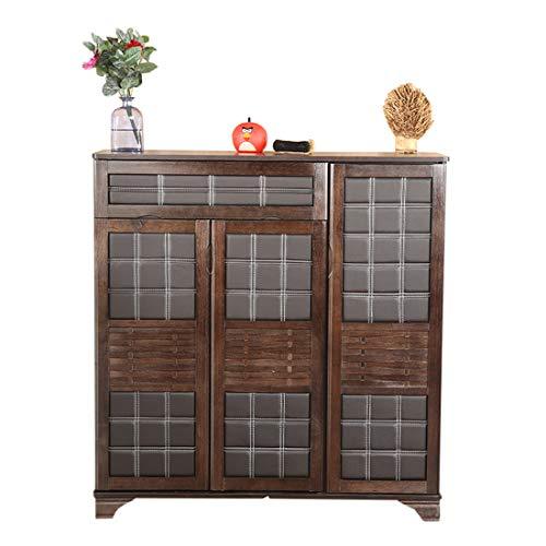 Clayton Engineered Wood Shoe Rack in Wenge Colour - HomeTown