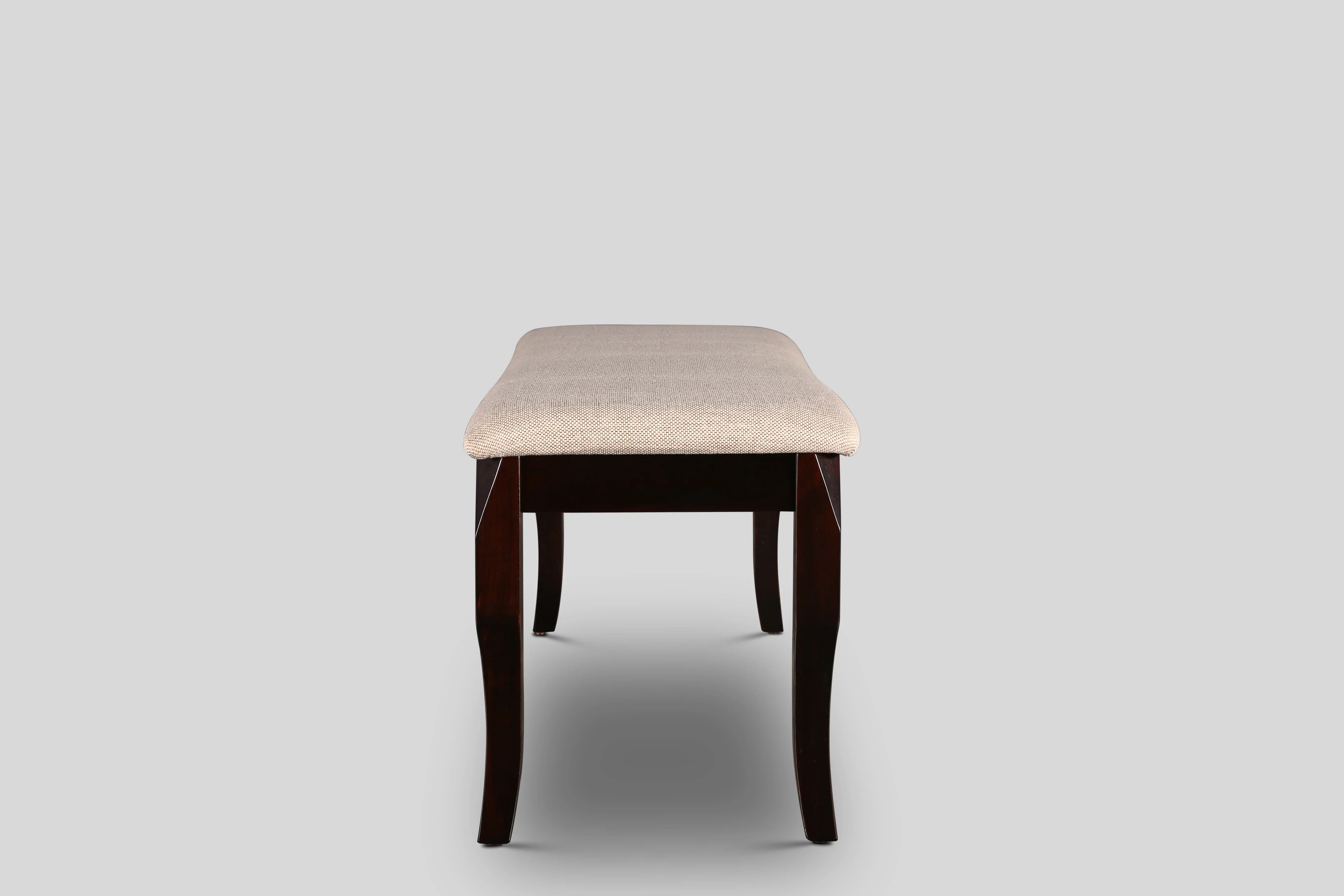 Cardiff Solid Wood Six Seater Dining Bench in Expresso Colour - HomeTown