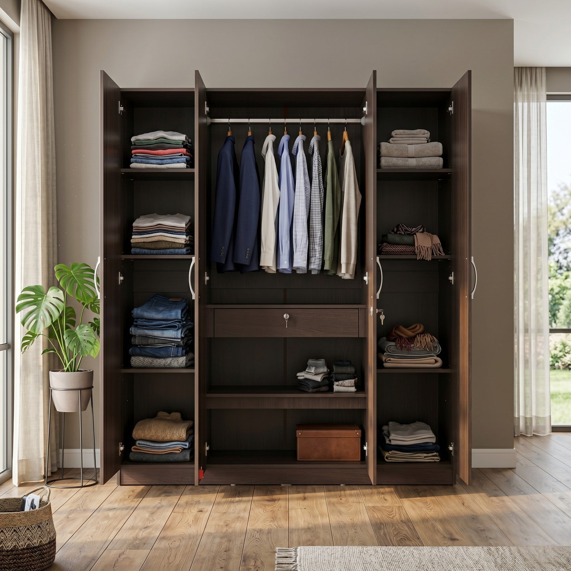 WILLY PLUS 4 DOOR WARDROBE WLT